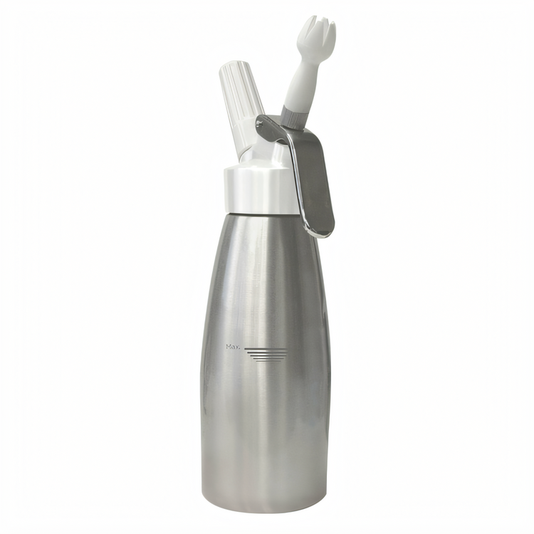 Product image #1 for Winco Aluminum Whipped Cream Dispenser, 1 Pint, 3-Inch Dia. x 12-Inch High