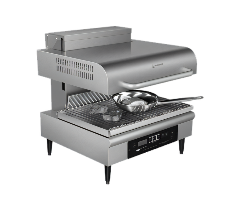 Product image #1 for Hatco SAL-1-240 Countertop Electric Salamander Broiler with Adjustable Hood, Flat Touch Controls, 240V