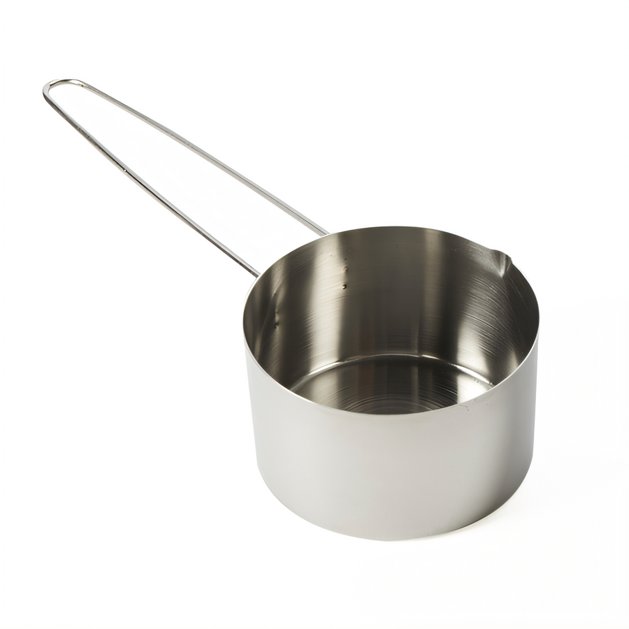Product image #1 for American Metalcraft Long-Handled Stainless Steel Measuring Cup, 1-1/2 Cup, 6-Inch Handle