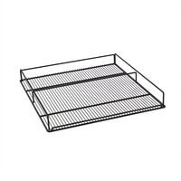 Beverage-Air Flat Wine Rack for MMR23, Black Epoxy-Coated, 12-Bottle Capacity