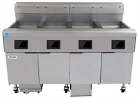 Frymaster/Dean 4FQG30U FQ FilterQuick Oil Conserving Gas Fryers