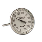 Thumbnail image #1 for Taylor Precision 61054J Instant-Read Meat Thermometer, 2-Inch Dial, 4-Inch Stainless Steel Stem, 0° to 220°F Case of 86