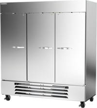 Beverage-Air Horizon Series Dual-Temperature Three-Section Reach-In Refrigerator/Freezer with Solid Doors, 75-Inch Wide