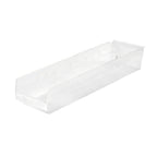 Thumbnail image #1 for Metro MB30164CLN Nesting Clear Shelf Bin, 23-5/8 x 6-5/8 x 4 Inches Case of 6