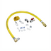 Thumbnail image #1 for 72-Inch Coated Gas Appliance Connector Hose with Quick Disconnect and Restraining Cable