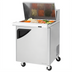 Thumbnail image #1 for Turbo Air Super Deluxe Sandwich/Salad Mega Top Prep Table Refrigerator, 1-Section, 27-1/2 Inch Wide, 12-Pan