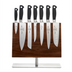 Thumbnail image #1 for Mercer Culinary Genesis 8-Piece Magnetic Knife Set with Acacia Magnetic Board