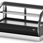 Thumbnail image #1 for Vollrath HDCCV-48 47.9-Inch Countertop Full-Service Heated Display Case with Curved Glass, Rear Sliding Doors, and Illuminated Interior