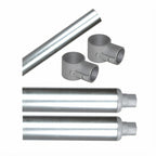 Thumbnail image #1 for BK Resources BKL-DT-SS-26 Dish Table Leg Upgrade Set, Stainless Steel, for 26-inch Soiled Table