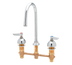 Thumbnail image #1 for Advance Tabco K-132 Lead-Free 3-Hole Deck-Mounted Manual Faucet with 5-1/2-Inch Gooseneck Spout