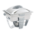 Thumbnail image #1 for Vollrath Maximillian Steel™ Half-Size Rectangular Chafer, 4.1-Quart, Mirror-Finish Stainless Steel