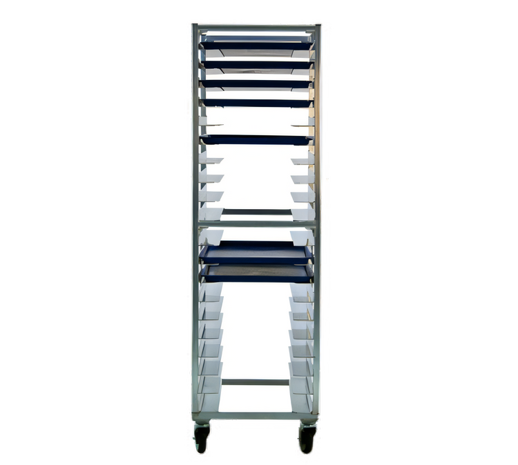Product image #1 for New Age Universal Wide Angle Mobile Pan Rack, 20 Pair Slides, 3-Inch Centers