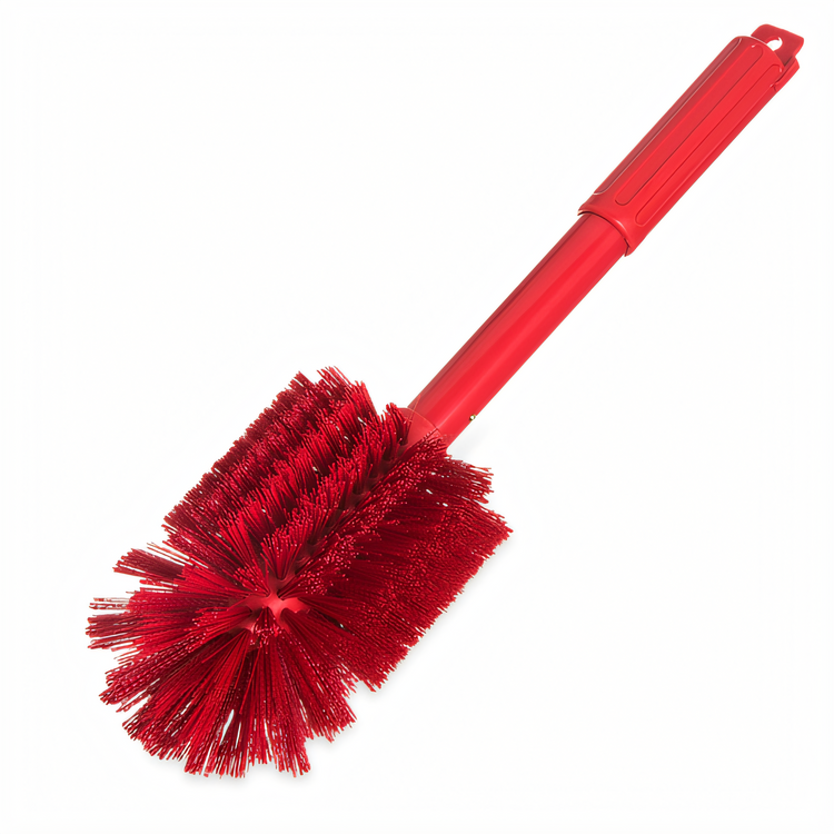 Product image #1 for Sparta® 16-Inch Red Multi-Purpose Valve & Fitting Brush with Oval Head and Medium Stiff Polyester Bristles