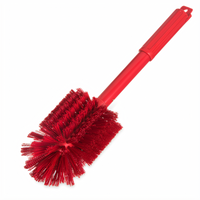 Sparta® 16-Inch Red Multi-Purpose Valve & Fitting Brush with Oval Head and Medium Stiff Polyester Bristles