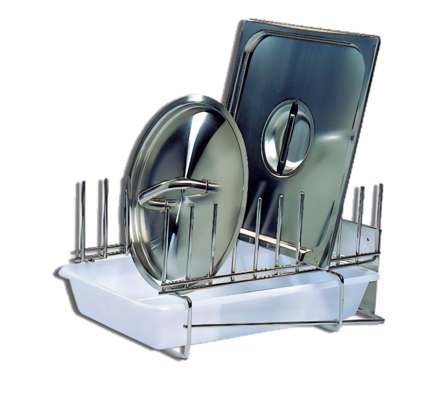 Product image #1 for Stainless Steel Lid Rack for 10 Lids