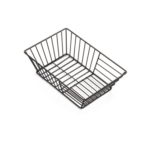 Product image #1 for American Metalcraft Rectangular Nestable Metal Serving Basket, 9 x 6 x 2.5 Inches