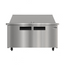 Thumbnail image #1 for KoolMore 60-Inch 2-Door Mega Top Refrigerated Sandwich/Salad Prep Table, 18.4 Cu. Ft., 24 Pan Capacity, Stainless Steel