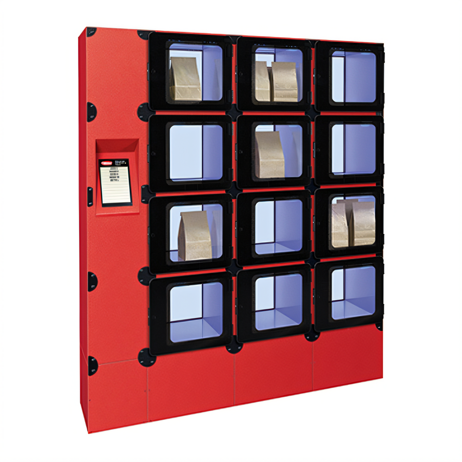 Product image #1 for Hatco Flav-R 2-Go Heated Food Locker System, Floor-Mounted, 12 Lockers, 120V