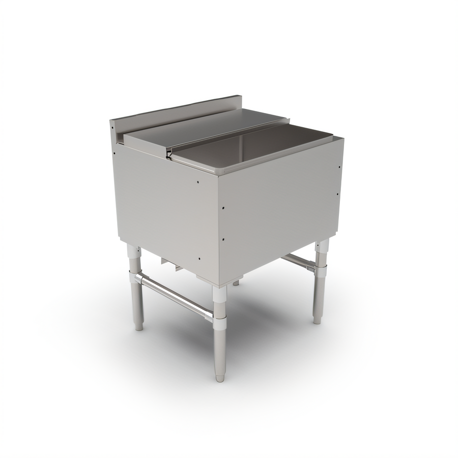 Product image #1 for John Boos 24-Inch Underbar Ice Bin/Cocktail Unit with 7-Circuit Cold Plate, Stainless Steel