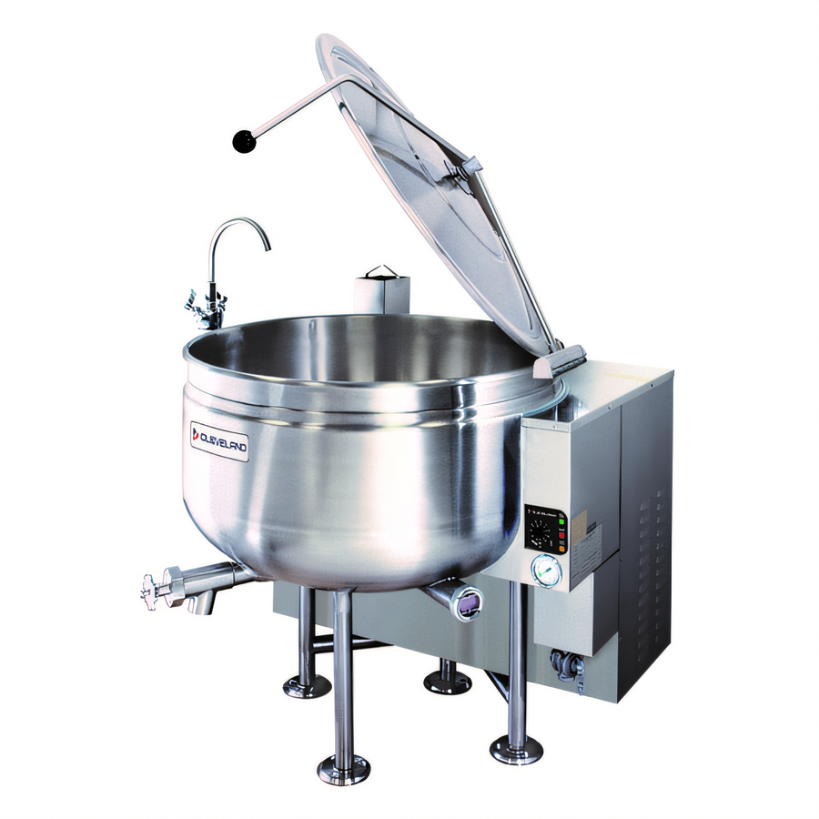 Product image #1 for Cleveland Range Short Series 40-Gallon Natural Gas Steam Jacketed Stationary Kettle