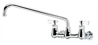 Krowne Royal Series Low-Lead Wall-Mount Faucet with 14-Inch Swing Spout, 8-Inch Centers