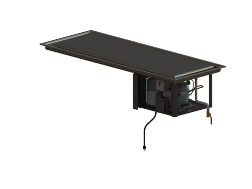 Product image #1 for Vollrath FC-4CP-03120-F 3-Pan Drop-In Frost Top, 120V, 1/3 HP Compressor