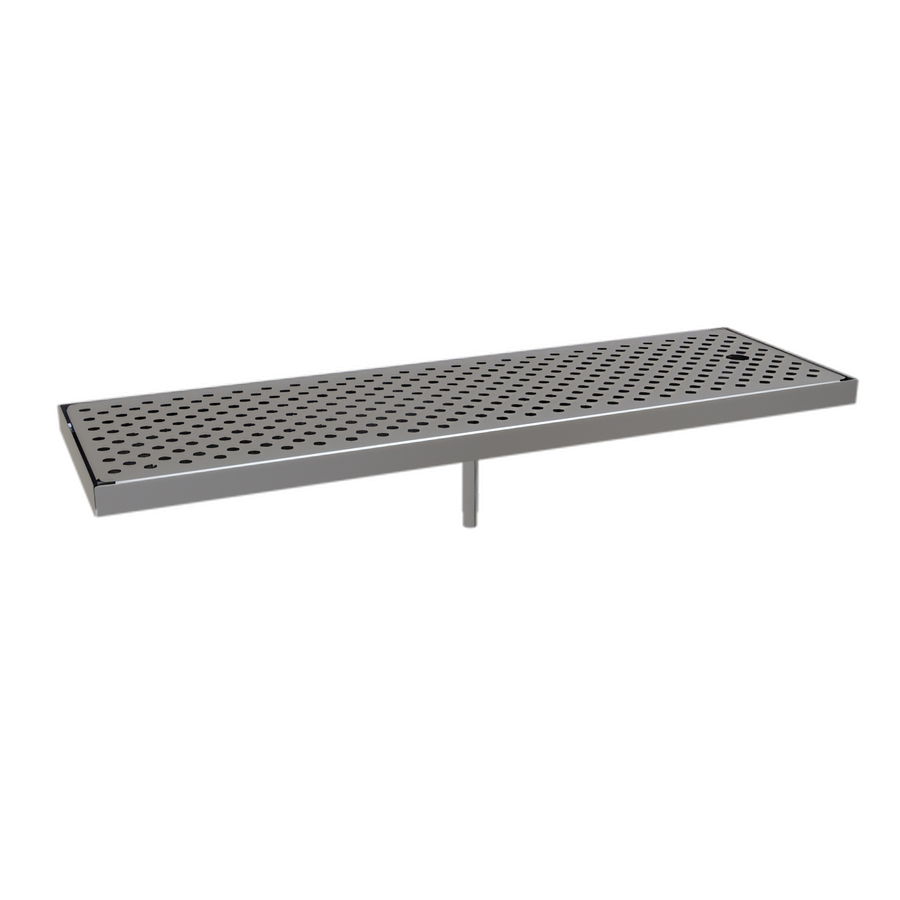 Product image #1 for Glastender Surface Mount Stainless Steel Drain Pan, 26 Inch W x 8 Inch D