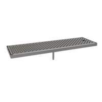 Glastender Surface Mount Stainless Steel Drain Pan, 26 Inch W x 8 Inch D