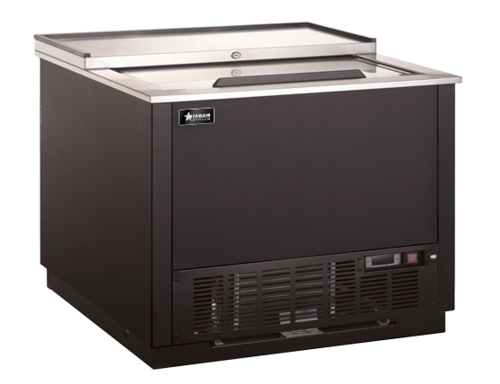 Product image #1 for Omcan Glass Froster / Plate Chiller, 36-Inch Wide, 8.5 Cu. Ft. Deep Well, Bottom-Mount Self-Contained Refrigeration
