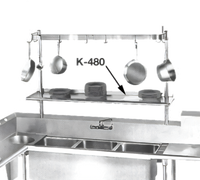 Advance Tabco Stainless Steel Shelf, 15-Inch Wide, Sold Per Linear Foot