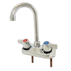 Thumbnail image #1 for BK Resources WorkForce BKF-W2-8G-G Standard-Duty Commercial Pre-Rinse Faucet, Backsplash-Mount, 4" Centers, 8" Gooseneck, Lead-Free
