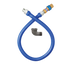 Thumbnail image #1 for Dormont Blue Hose 1 Inch I.D. x 24 Inch Moveable Gas Connector Hose Assembly with SnapFast Quick-Disconnect and Elbow