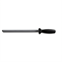 Dexter Russell Sani-Safe 12-Inch Diamond Sharpener with Black Polypropylene Handle