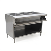 Eagle Spec-Master 48-Inch Electric Sealed Well Hot Food Table, Open Front, 3 Wells, 240V/3-Phase