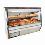 Thumbnail image #1 for Howard-McCray 34N Series R-CMS34N-4-LED 48-Inch Remote Full-Service Double-Duty Red Meat Service Case, LED, White
