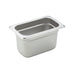 Thumbnail image #1 for Winco 1/9 Size Solid Steam Table Pan, 4-Inch Deep, 24-Gauge 18/8 Stainless Steel
