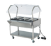 Thumbnail image #1 for ServeWell® 76-Inch Double-Sided Buffet Breath Guard for 5-Pan ServeWell Units