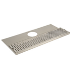 Thumbnail image #1 for Micro Matic USA DP-620D-24 24-Inch Surface-Mount Stainless Steel Drip Tray Trough with Tower Plate