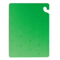 Cut-N-Carry Green Co-Polymer Cutting Board with Food Safety Hook, 15 x 20 x 1/2 Inch