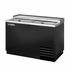 Thumbnail image #1 for True TD-50-18-HC Flat Top Bottle Cooler with Stainless Steel Countertop and Dual Lids