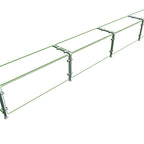 Thumbnail image #1 for Hatco Flav-R-Shield™ EP11-14412 Full-Service Pass-Over Sneeze Guard, 144-Inch Wide, Single-Sided, Tempered Glass, Stainless Steel Posts