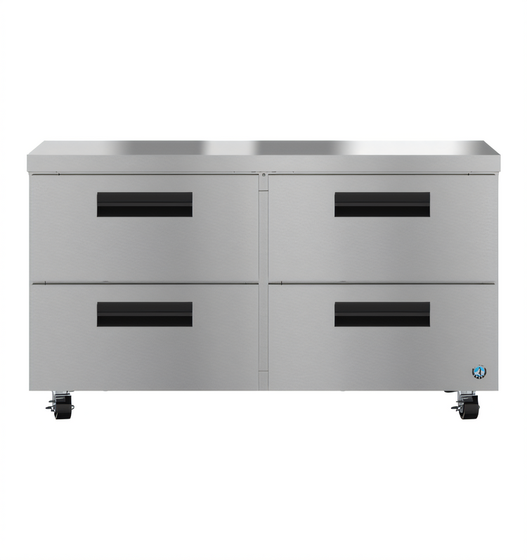 Product image #1 for Hoshizaki Steelheart 60-Inch Low Profile Two-Section Undercounter Refrigerator with 4 Drawers