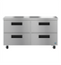 Thumbnail image #1 for Hoshizaki Steelheart 60-Inch Low Profile Two-Section Undercounter Refrigerator with 4 Drawers