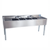 Thumbnail image #1 for BK Resources 72-Inch 4-Compartment Underbar Sink with Left and Right Drainboards and Faucets
