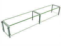 Hatco Flav-R-Shield ED20-10818 Single-Sided Full-Service Food Shield, 108W x 18D x 18H