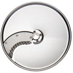 Thumbnail image #1 for Eurodib USA Dito Sama 650164 Commercial Food Processor Pressing/Slicing Disc, Corrugated S-Blades, 3/8 in (10 mm), Stainless Steel