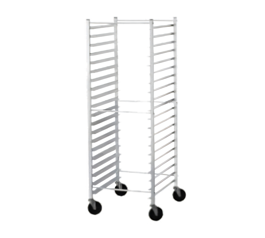 Product image #1 for Advance Tabco Mobile Full-Height Side-Load Aluminum Pan Rack for 20 Full-Size Sheet Pans