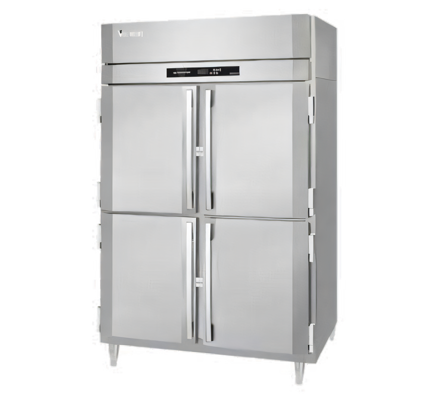Product image #1 for Victory UltraSpec Pass-Thru Two-Section Solid Half-Door Freezer, Self-Contained, 48 Cu. Ft.