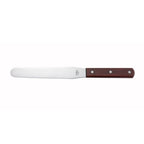 Thumbnail image #1 for Winco TNS-7 Bakery Spatula with Brown Wood Handle, Stainless Steel Satin-Finish Blade, 7-15/16 x 1-1/4 Inches Case of 144