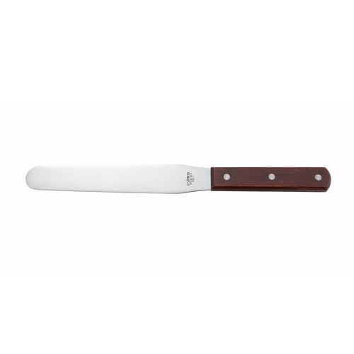 Product image #1 for Winco Bakery Spatula with Wood Handle, Stainless Steel Satin-Finish Blade, 7-15/16 x 1-1/4 Inches